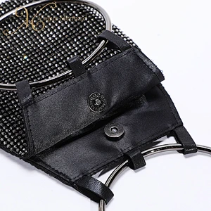 rhinestone evening bag for party